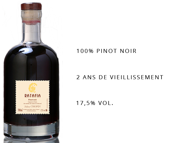 Fiche identité ratafia Julien Chopin pinot noir